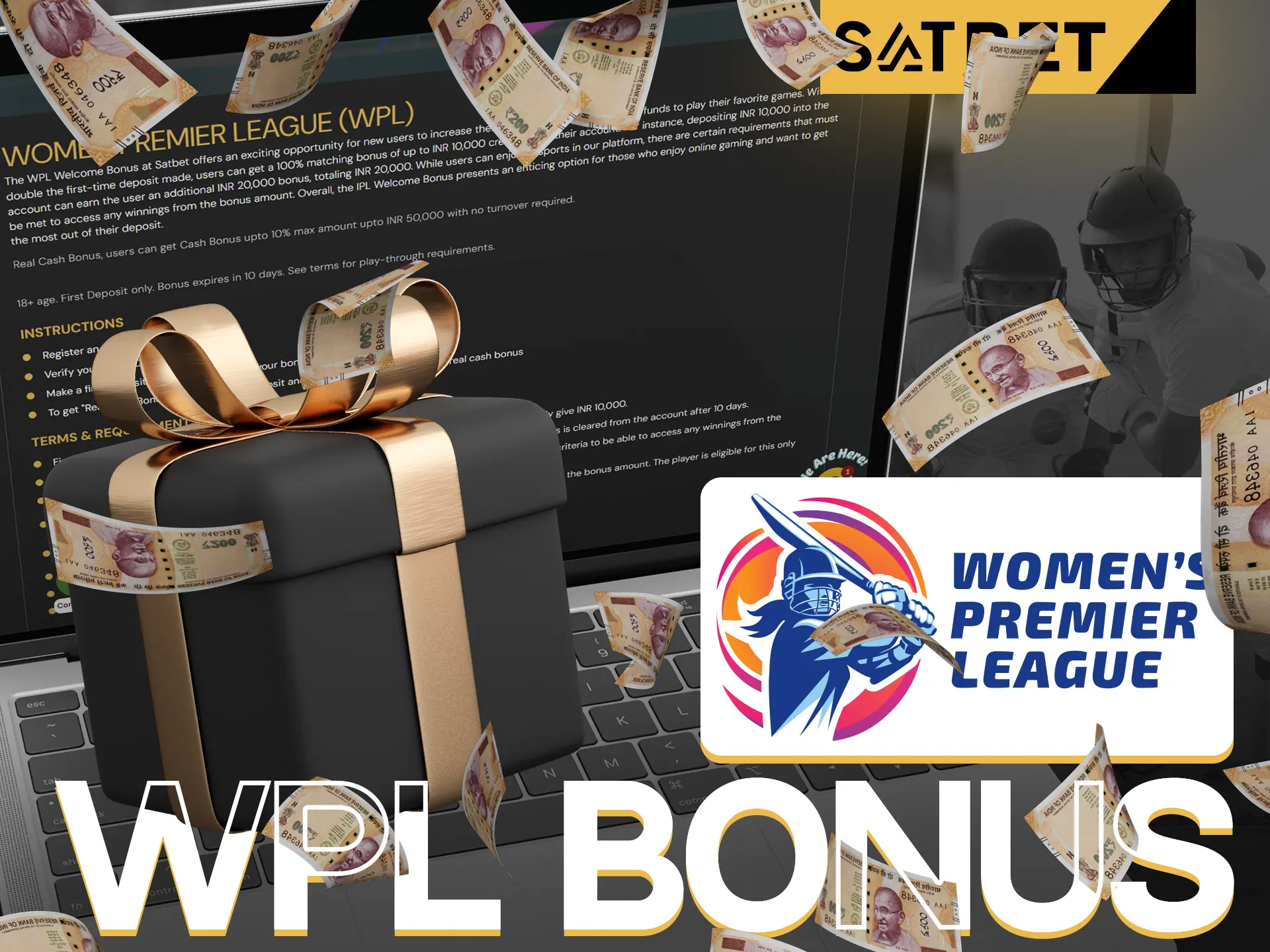 Get the Satbet WPL Bonus in your account.