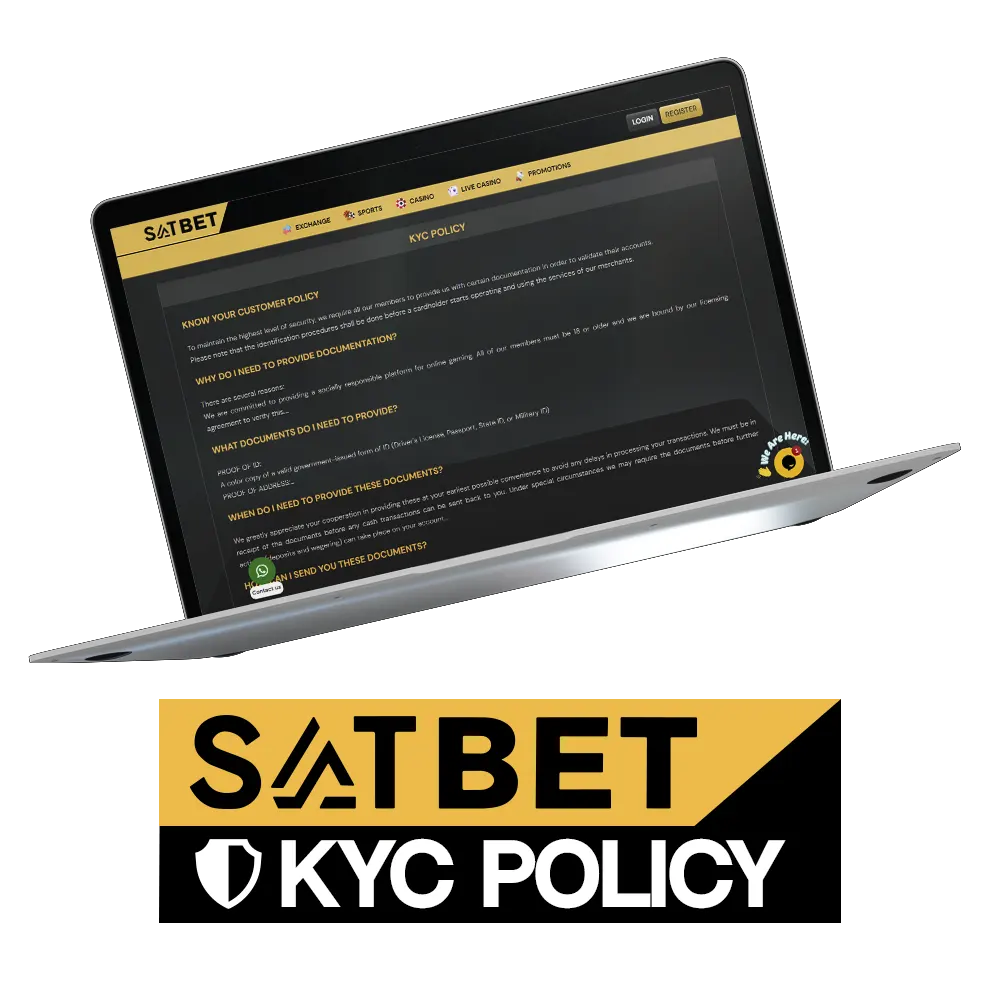 You need to furnish documentation to authenticate your account at SatBet.