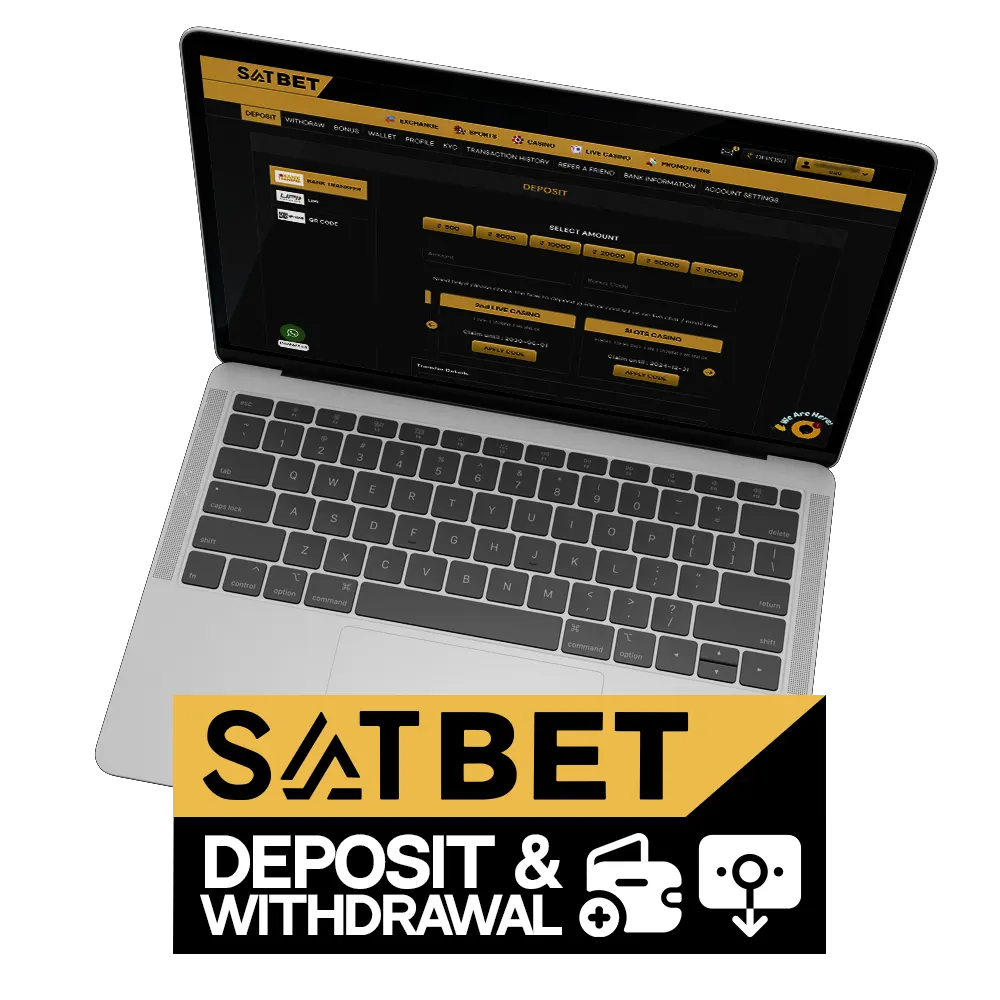 SatBet offers easy deposit and withdrawal options.