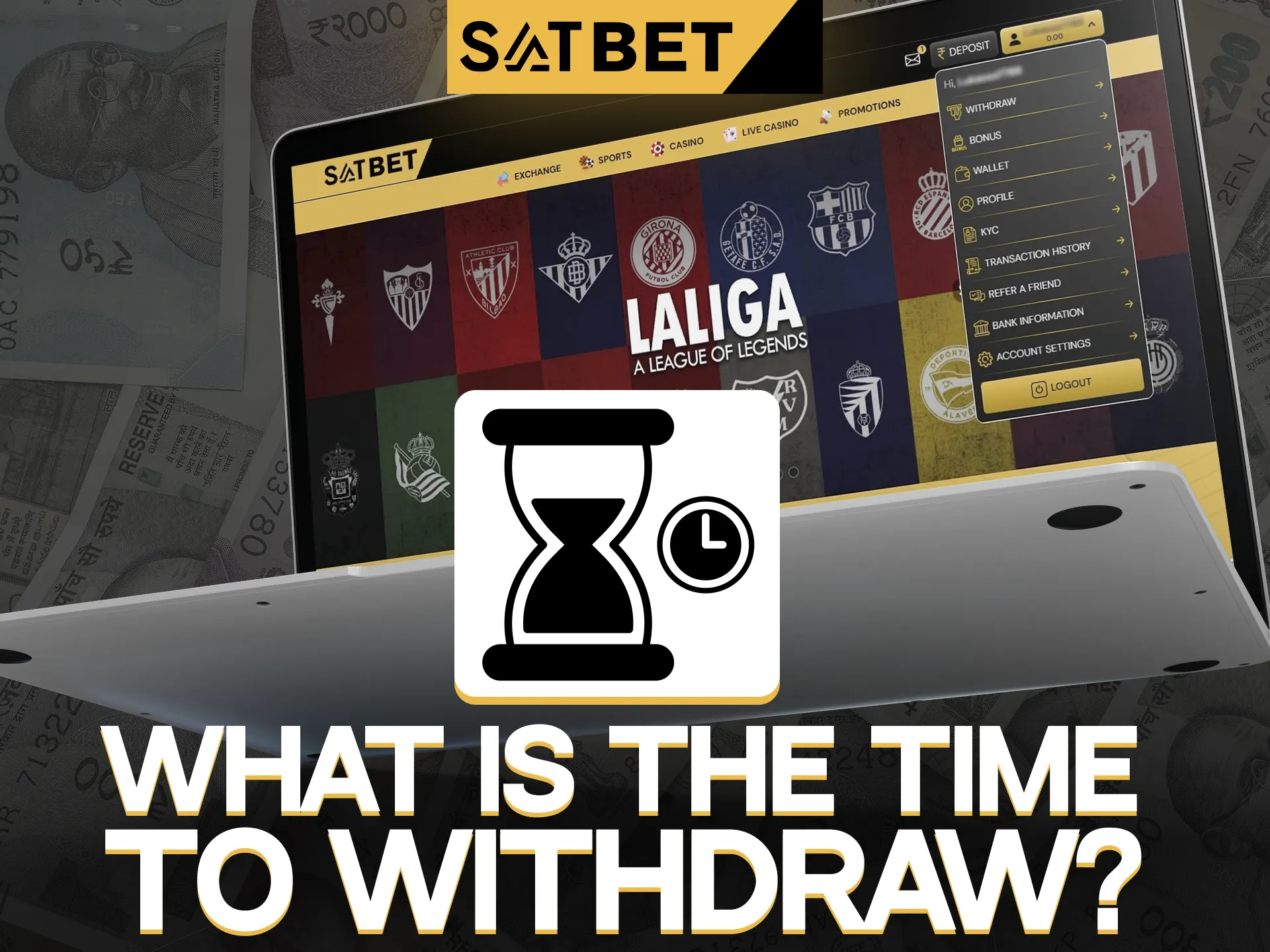 Satbet withdrawal time usually ranges from a few minutes to an hour.