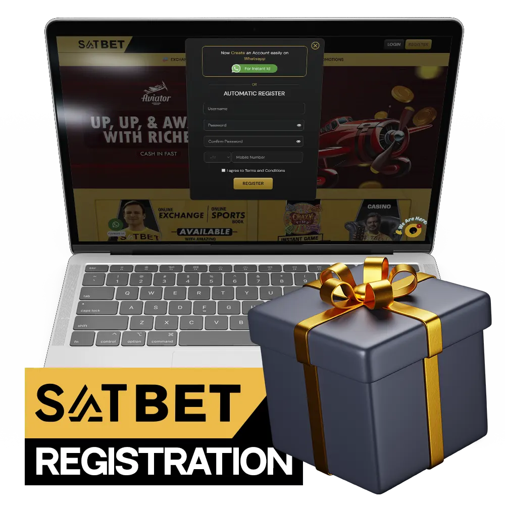 Register at SatBet official website and get a bonus.