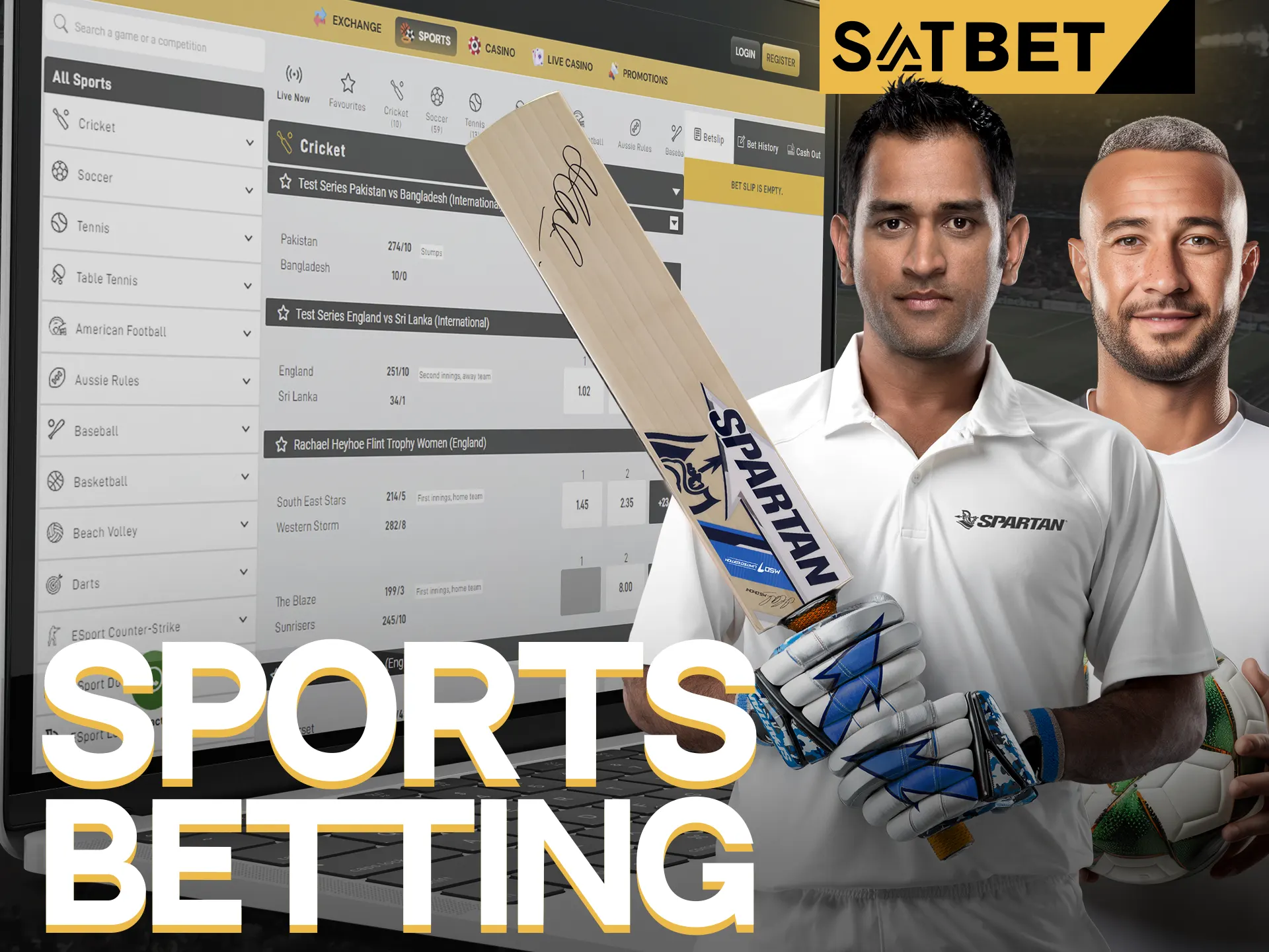 Bet at SatBet sports and and get a bonus.