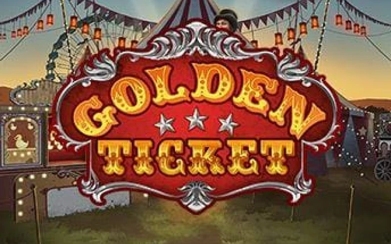 Enjoy a circus theme in Golden Ticket at SatBet.